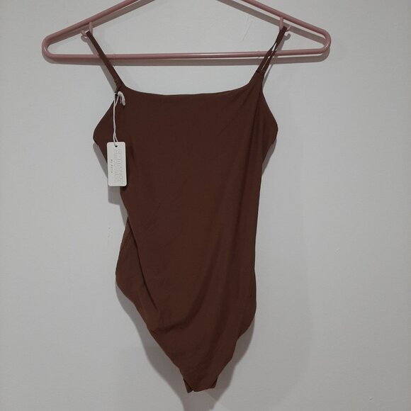 Aerie new with tags smoothez brown bodysuit - Picture 3 of 10